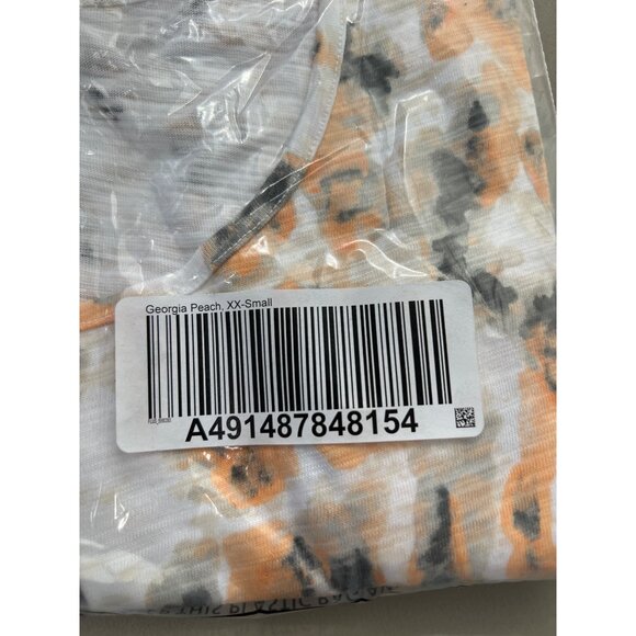 Belle by Kim Gravel Slub Knit Safari Short Sleeve T Shirt XXS Georgia Peach NEW - Picture 3 of 6